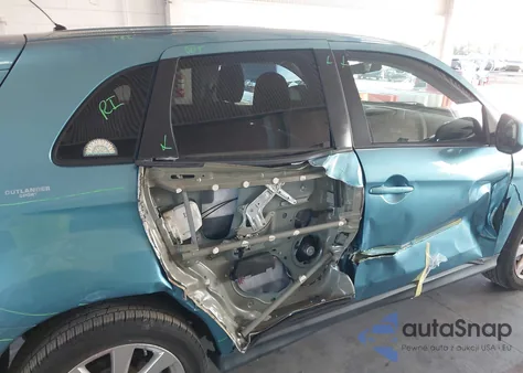 2014 Mitsubishi Outlander Sport Es from USA, damaged, VIN 4A4AP3AU6EE027757